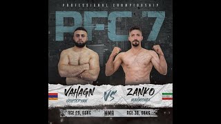 Vahagn HovsepyanARM vs Zanko MahmoudiIRI PFC 7 [upl. by Hulbert]