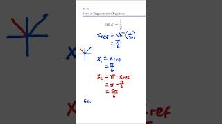 General Solution to Trigonometric Equation maths youtubeshorts education shorts [upl. by Yug]