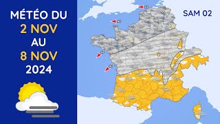 Météo du Samedi 2 au Vendredi 8 Novembre 2024 [upl. by Joby118]