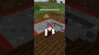 adrinworldmineserverxyz shorts minecraftshorts minecraft server [upl. by Noffihc]