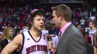 College Basketball Dellavedova leads St Marys to the Big Dance [upl. by Thedrick]