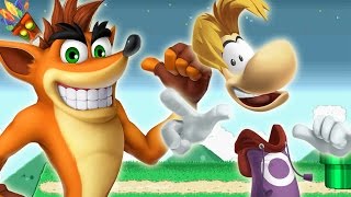 Crash Bandicoot Vs Rayman  All Star Death Smash Crash Bandicoot vs Rayman [upl. by Alaine]