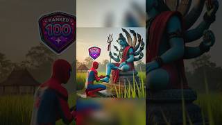 SpiderMan’s Egg Secret Revealed Now Worshipping Shiva 😲 shorts ai funny [upl. by Katonah]