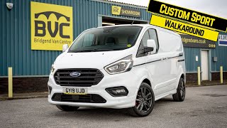 Ford Transit Custom Sport InDepth Walkaround and Features Review [upl. by Oirifrop]