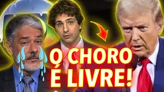 O CHORO SEGUE LIVRE NA GLOBO OS BLOGUEIROS DA ESQUERDA ESTÃO DESESPERADOS COM A VITÓRIA DE TRUMP [upl. by Nations]