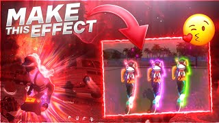 How To Make Effect Like Ruok FF  Edit Tutorial In Kinemaster  Wanted Op 2 [upl. by Dahraf]