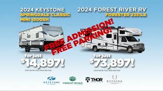 Inventory Reduction RV Show in Harrisburg PA October 9th13th [upl. by Elleynod]