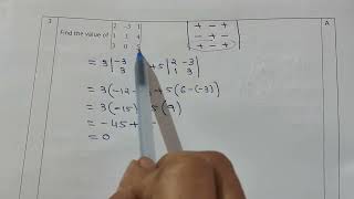 Tutorial 1Determinant Diploma Sem 1 [upl. by Sueaddaht]