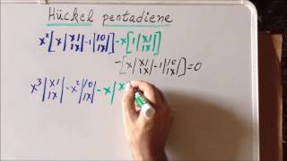 Hückel linear 13pentadienyl energies [upl. by Roz652]