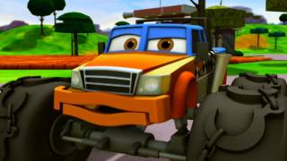 Bigfoot Presents Meteor and the Mighty Monster Trucks  Episode 03  quotBath Time for Junkboyquot [upl. by Thunell]