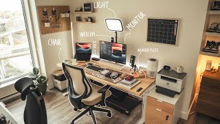 Modern Home Office amp Productive Workspace  WFH 2000 Hours Later [upl. by Hamimej]