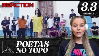 Poetas no Topo 33  PART 2  REACTION DANI ROCHA [upl. by Yup]