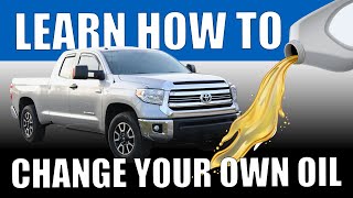 Learn how to change oil in Toyota Tundra in under 4 minutes [upl. by Dorina834]