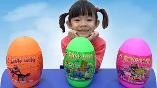 Săn Và Bóc Trứng Khủng Long Lấy Đồ Chơi ❤ AnAn ToysReview TV ❤ [upl. by Aneerb]