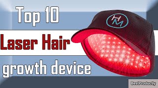 ✅ 10 Best laser hair growth device New Model 2022 [upl. by Eentihw]