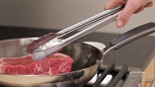 How to Pan Sear a Steak [upl. by Gaige]