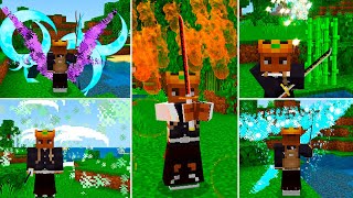 ATUALIZOU ADDON DE DEMON SLAYER PARA MINECRAFT  ADDON DE KIMETSU NO YAIBA PARA MINECRAFT [upl. by Fedora]