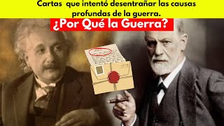 💡✅EINSTEIN y FREUD Cartas entre Genios ¿Por que la Guerra y como alcanzar la Paz [upl. by Jorge614]