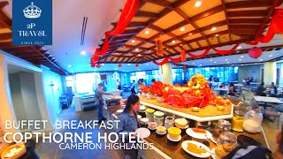 COPTHORNE HOTEL BUFFET BREAKFAST  CAMERON HIGHLANDS STREET VIEW  BRINCHANG [upl. by Assile]