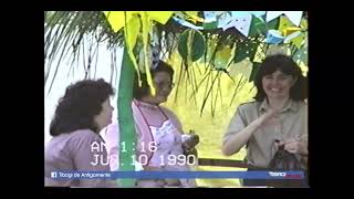 Festa Junina Municipal em Tibagi  Paraná  1990 [upl. by Bradman]