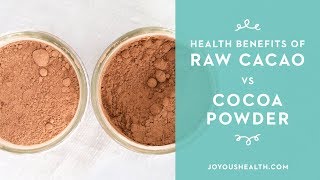 Health Benefits of Raw Cacao vs Cocoa Powder [upl. by Elad]