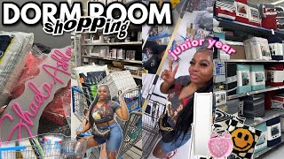 come college dorm room shopping with me ♡ dorm decor essentials amazon finds  haul [upl. by Ecinnej]