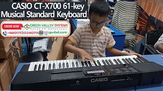 CASIO CTX700 61key Musical Standard Keyboard Price in BD [upl. by Harbert660]