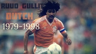 Ruud Gullit Goals amp skills 19791998 dutch  HD [upl. by Akkinahs]