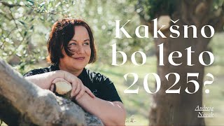 Kaj vam prinaša leto 2025 Prva NAPOVED za prihajajoče leto 🌺🌷🌹 Andreja Novak [upl. by Annoet]