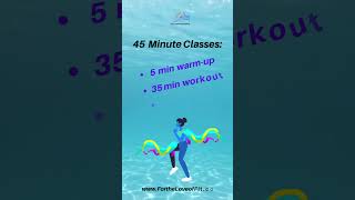 Why 45 Minute Aqua Fit Classes aquafitness wateraerobics waterworkout waterexercise [upl. by Groos554]