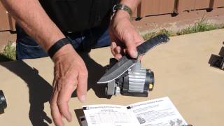 Sharpening an Outdoor Knife Using the Work Sharp Knife Sharpener [upl. by Ailyt]