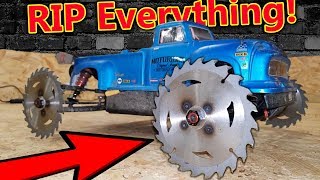 Worlds Most Dangerous Toy RIP SAW RC CAR [upl. by Uni]