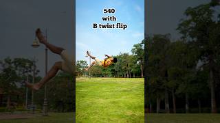 540 kick with Btwist flip workout shorts [upl. by Mabelle]