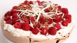 Chocolate Pavlova Recipe  Laura Vitale  Laura in the Kitchen Episode 576 [upl. by Croteau35]