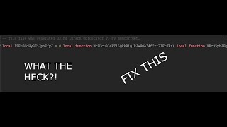 AVOID HACKS  Luraph Obfuscator  Roblox Scripting  Codebro29 [upl. by Nuhsar84]