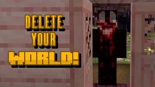 If This Appears in Your Doorway DELETE YOUR WORLD Minecraft Creepypasta Bedrock [upl. by Franchot]