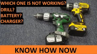 Troubleshooting a Cordless Drill Battery and Charger [upl. by Dodi]