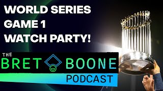 Boone World Series Game 1 Watch Party  The Bret Boone Podcast [upl. by Arymahs477]