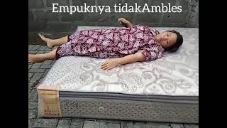 Review Kasur Spring Bed New Central Single Pillow Top  unbox [upl. by Curtis840]