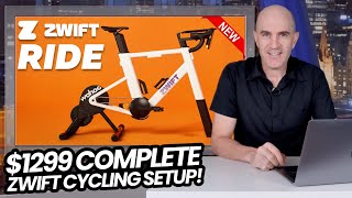 Zwift RIDE Indoor Smart Frame Review  1299 Complete Zwift Cycling Setup [upl. by Jourdan]