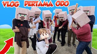 VLOG PERTAMA ODO MALAH DI GEBUKIN VILLAGER MINECRAFT DI DUNIA NYATA [upl. by Adnwahs235]