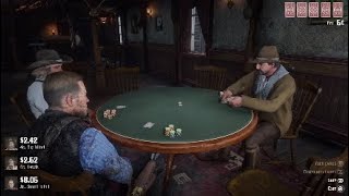 Red Dead Redemption 2 Gambler 4 Challenge Poker Bust Valentine [upl. by Oalsecnew]