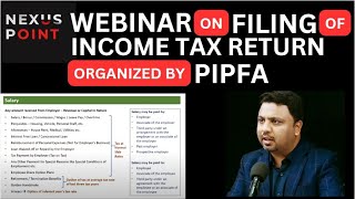 Filling of Income Tax Returns and Amendments Through Finance Act 2024 Webinar Organized by PIPFA [upl. by Ahsertal366]