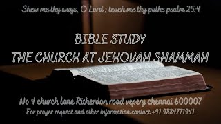 BIBLE STUDY  260924 [upl. by Ajoop]