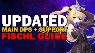 BEST FISCHL GUIDE  TIPS amp TRICKS WEAPONS ARTIFACTS  MAINSTAT AND SUBSTATS GENSHIN IMPACT [upl. by Daren301]