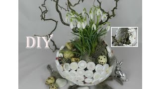 DIY Osterdeko aus Postkarten  Easter decoration from Postcards [upl. by Animehliw]