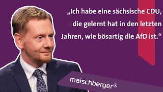 Der sächsische Ministerpräsident Michael Kretschmer CDU im Gespräch I maischberger [upl. by Ellissa]