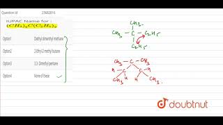 IUPAC Name for  CH32CC2H52 [upl. by Treblih675]