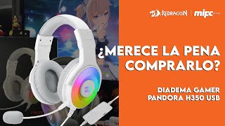 Diadema Gamer Pandora H350 USB de REDRAGON unboxing [upl. by Uhsoj]