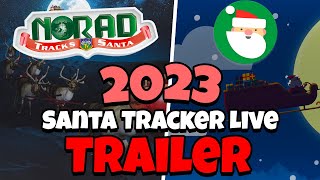 2023 Santa Tracker Live Stream  Official Trailer HD [upl. by Ipoillak336]